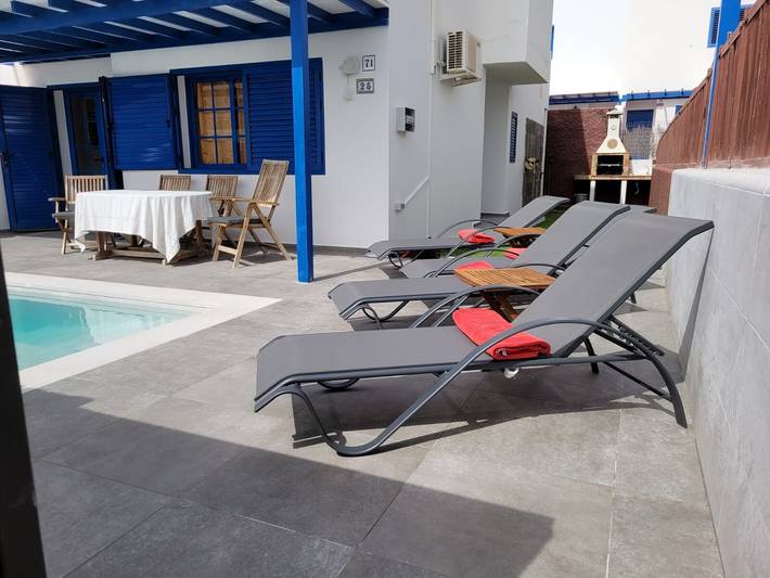 Villa pour 6 personnes, avec jardin, animaux acceptés à Playa Blanca - 4