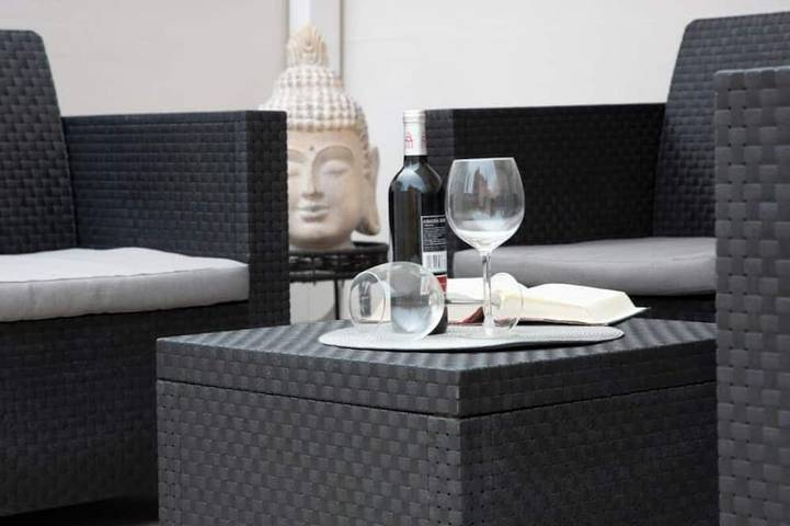 Apartamento de vacaciones para 6 personas, con piscina además de terraza y jardín - 1
