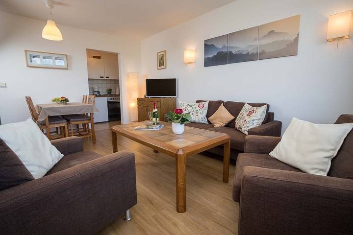 Ferienpark für 5 Personen, mit Balkon und Sauna sowie Garten, kinderfreundlich im Oberallgäu - 2