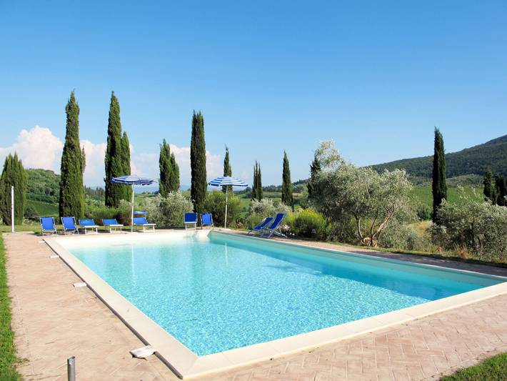 Appartamento per 4 persone, con Terrazza e Giardino nonché Panorama a San Gimignano