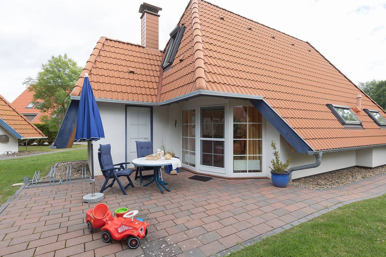 Ferienhaus Sprenger La9. Am Deich und mit Sonnenterrasse. in Samtgemeinde Land Wursten, Wurster Nordseeküste