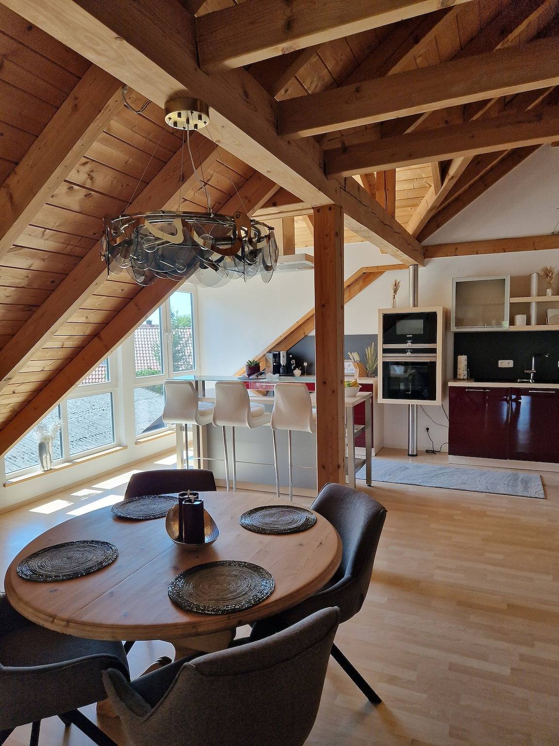 Ganze Ferienwohnung, ..über den Dächern von Forstlahm - Kulmbach, Wohnung im Chalet-Stil in Kulmbach, Oberes Maintal - Coburger Land
