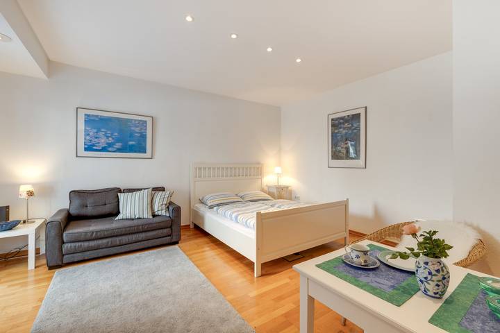 Hel enrumslägenhet, Studio 'Dora Brand' with Shared Terrace, Shared Garden and Wi-Fi in Arnsberg, Hochsauerlandkreis