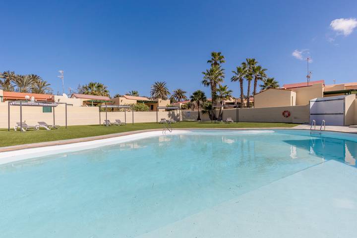Ferienhaus 'Casita Darmelo' mit Gemeinschaftspool und Wlan in Südliche Bucht Costa Calma, Pájara