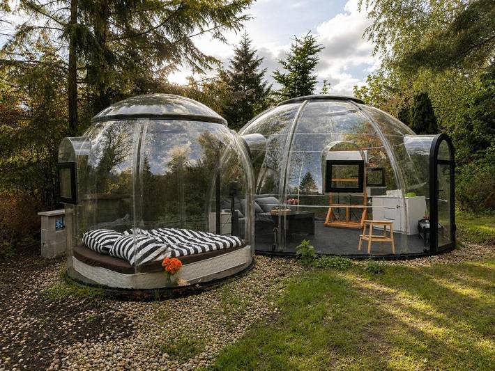 Tente pour 4 personnes, avec Jardin et Vue
