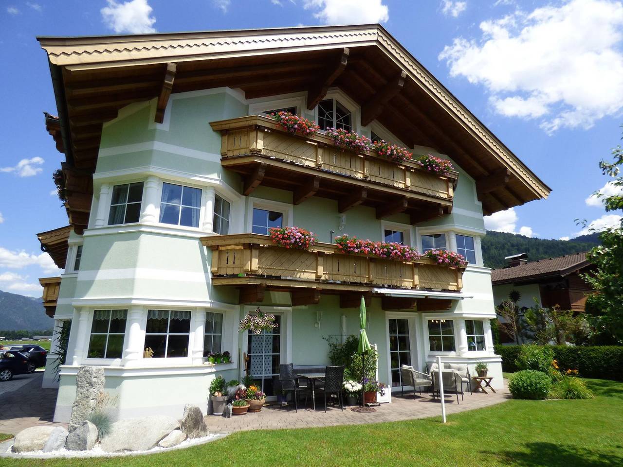 Ganze Ferienwohnung, Fewo Bachler - Appartement/Fewo, Bad, Wc, Erdgeschoß/Parterre in Loferer und Leoganger Steinberge, Kirchdorf in Tirol