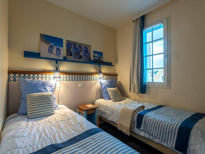 Gîte pour 4 personnes, avec Balcon/Terrasse ainsi que Piscine et Sauna dans Aquaclub de Belle Dune - 3