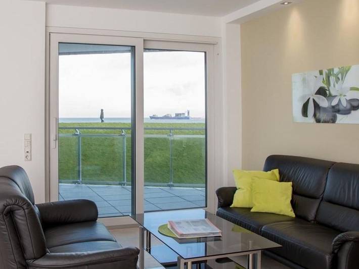 Ferienwohnung für 3 Personen, mit Balkon und Seeblick in Cuxhaven (Stadt)