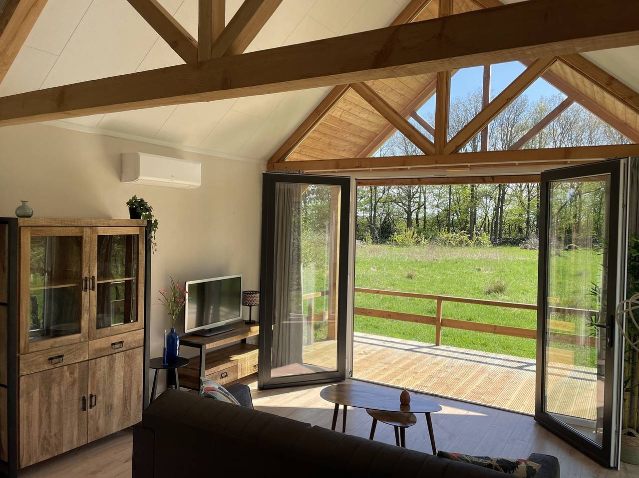 Geräumiges Ferienhaus für zwei Personen mit unverbautem Blick auf die Natur in Dwingeloo in Nationalpark Dwingelderveld