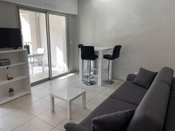 Gîte pour 2 personnes, avec vue et balcon dans Plage Trottel