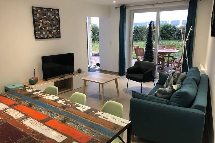 Location de vacances pour 9 personnes, avec Terrasse à Courseulles-sur-Mer