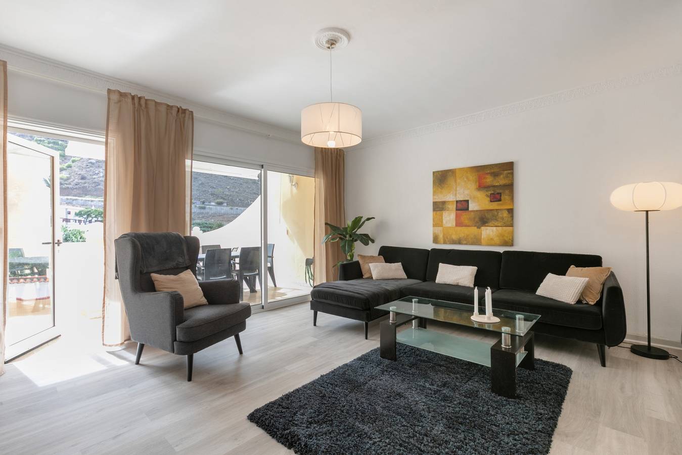 Ferienhaus 'Buena Vista' mit Meerblick, privater Terrasse und Wlan in Icod de los Vinos, Teneriffa Nord