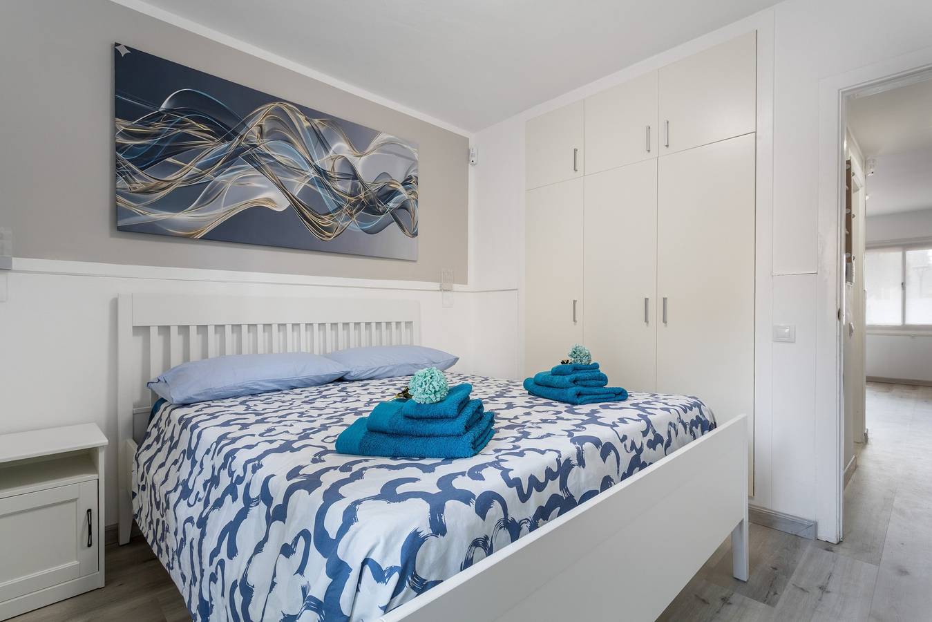Ferienhaus 'Horizon Blu' mit Gemeinschaftspool, privater Terrasse und Wlan in Corralejo, La Oliva