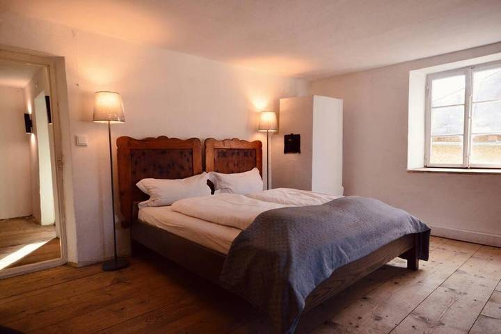 Ferienhaus für 8 Personen, mit Garten und Terrasse sowie Ausblick, mit Haustier im Vinschgau