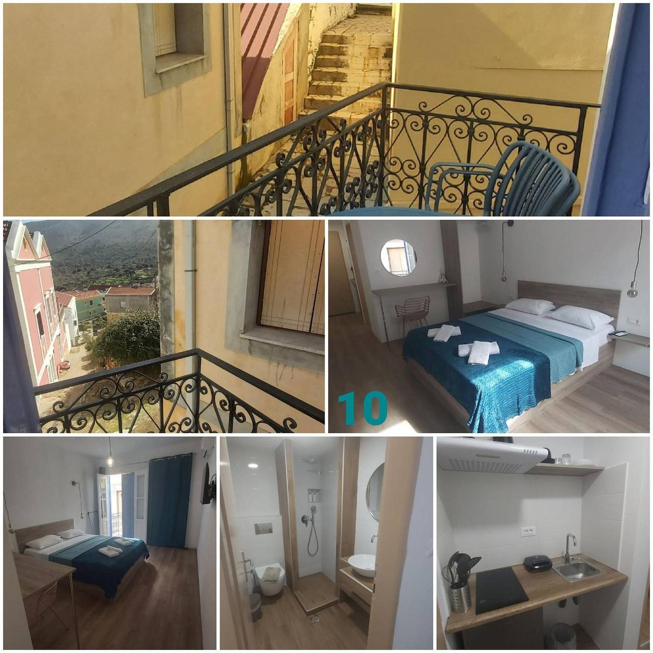 Entire studio, Studio '10' with Private Balcony, Kitchenette, Wi-Fi and Air Conditioning in Ano Symi, Turkish Aegean