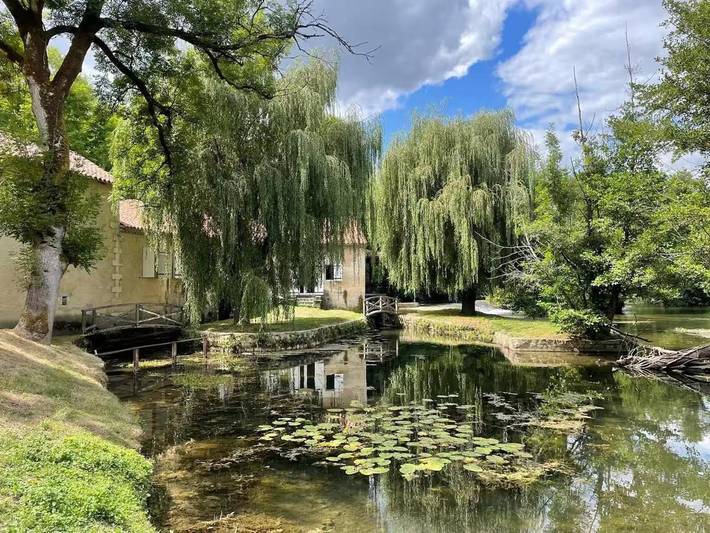 Location de vacances pour 16 personnes, avec jardin et terrasse à Grand-Brassac
