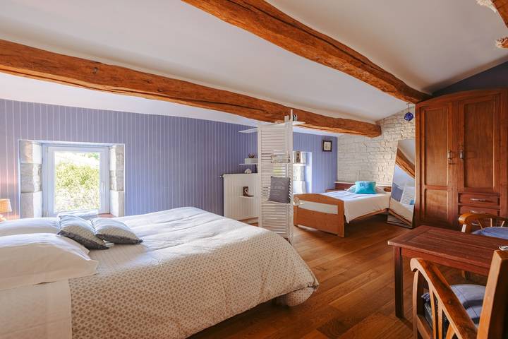 Chambre d’hôte pour 5 personnes, avec jardin au Parc Naturel Régional du Marais poitevin - 2