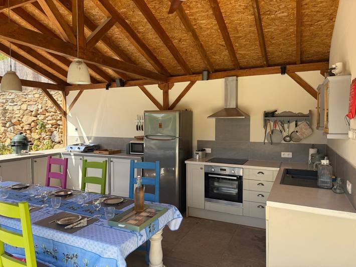 La Rocaille, casa para 6 con piscina in Roquebrun, Region de Béziers
