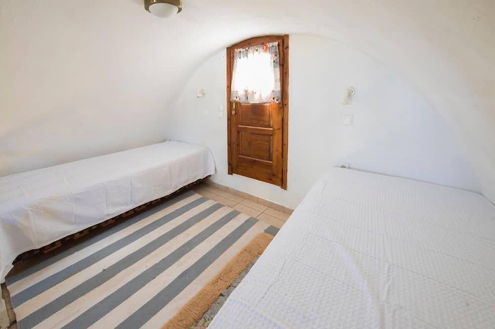 Traditional Greek house in a small village in Santorini