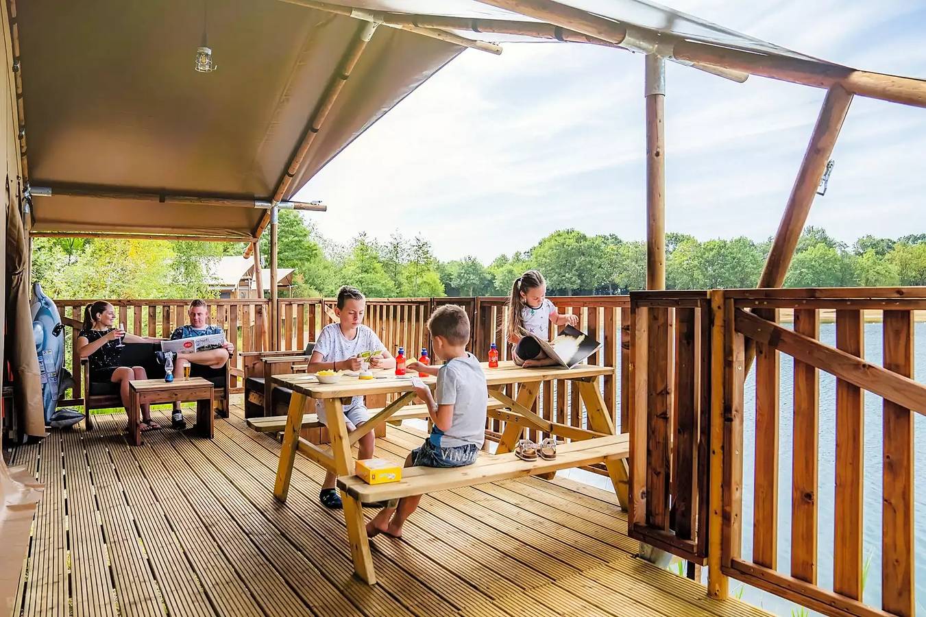 Wasserlodge | 8 Personen in Maasbree, Limburg (Niederlande)