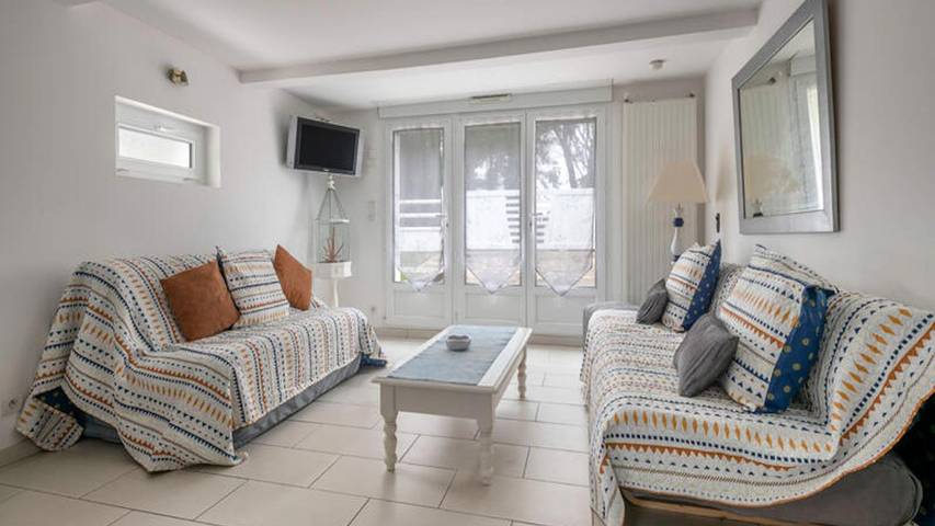 Appartement de vacances pour 5 personnes, avec jardin