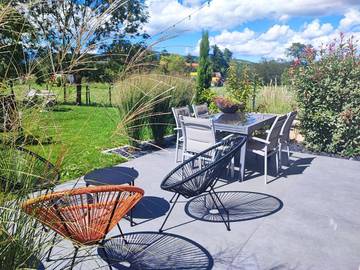 Cottage pour 2 personnes, avec vue et jardin dans Logelbach