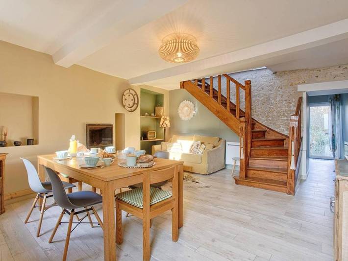 Location de vacances pour 5 personnes, avec jardin à Sallenelles