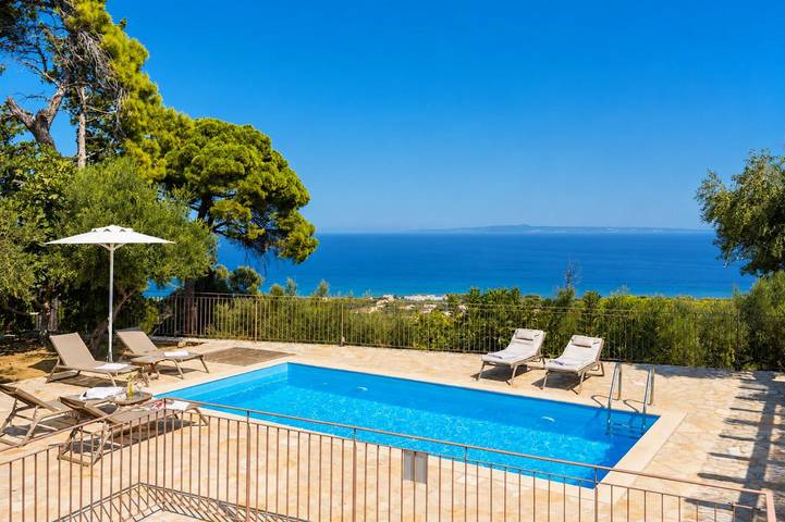 Villa für 6 Personen, mit Terrasse und Garten sowie Meerblick auf Zakynthos - 3