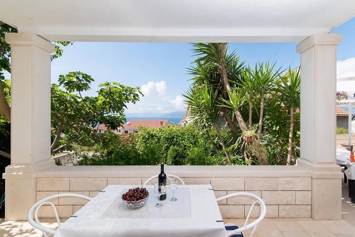 Studio für 3 Personen, mit Meerblick auf Brac