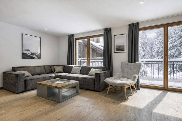 Appartement de vacances pour 8 personnes, avec sauna et balcon à Chamonix-Mont-Blanc