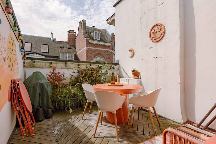 Location de vacances pour 4 personnes, avec balcon/terrasse et terrasse, adapté aux familles à Anvers - 2