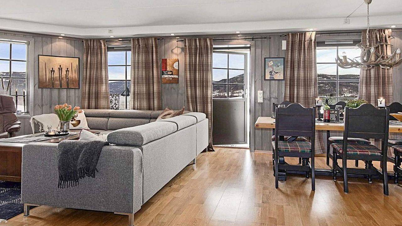 Hel ferieleilighet, Ferieleilighet for 12 personer med sauna in Norefjell, Krødsherad 