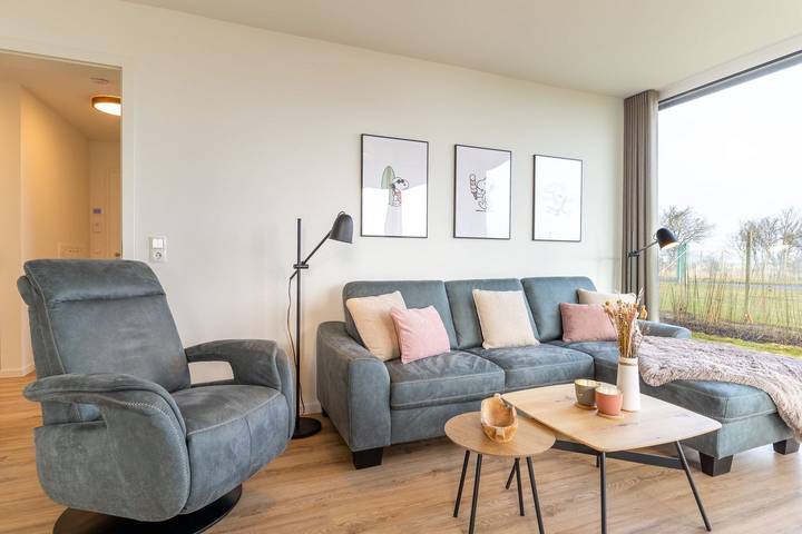 Ferienwohnung für 4 Personen, mit Terrasse und Garten sowie Sauna