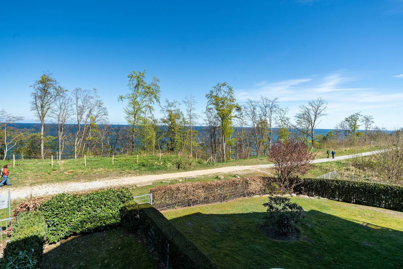 Ganze Wohnung, Ferienwohnung 'Am Hochufer - Erste Reihe' mit Meerblick, Balkon und Wi-Fi in Sellin, Rügen