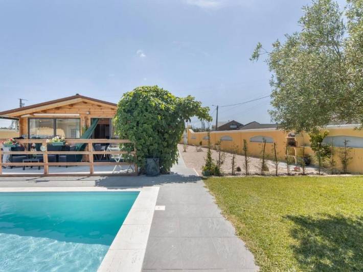 Location de vacances pour 5 personnes, avec piscine et jardin, animaux acceptés dans Ponte de Vagos