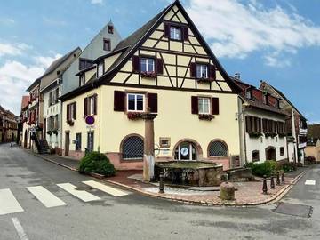 Gîte pour 4 personnes, avec vue à Gueberschwihr