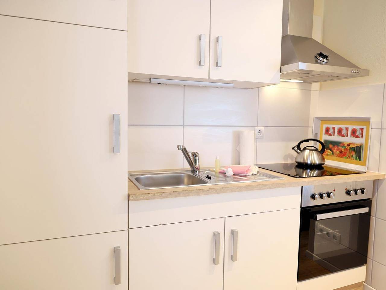 Ganze Wohnung, Strandnahe 2-Zimmer-Ferienwohnung „Amrum“ mit Südterrasse in Westerland in Westerland, Sylt (Gemeinde)