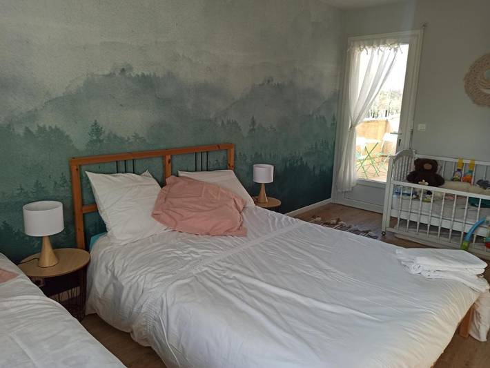Gîte pour 3 personnes, avec jardin ainsi que piscine et vue à Étables - 3