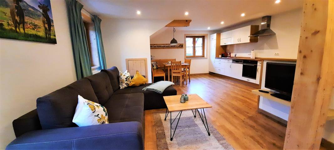 Ferienwohnung für 5 Personen, mit Balkon und Garten in Oberstaufen