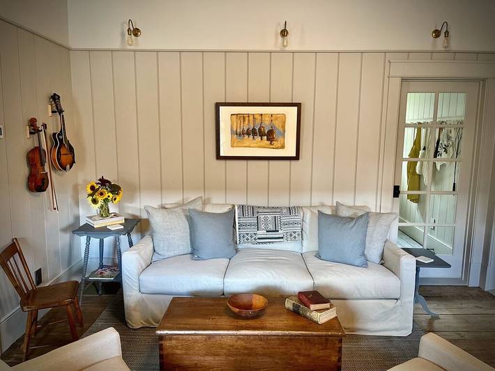 Vacation rental for 8 people, with balcony and yard in Stowe