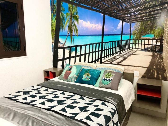 Location de vacances pour 4 personnes, avec vue et jardin dans Plage Le Grau De Leucate - 4