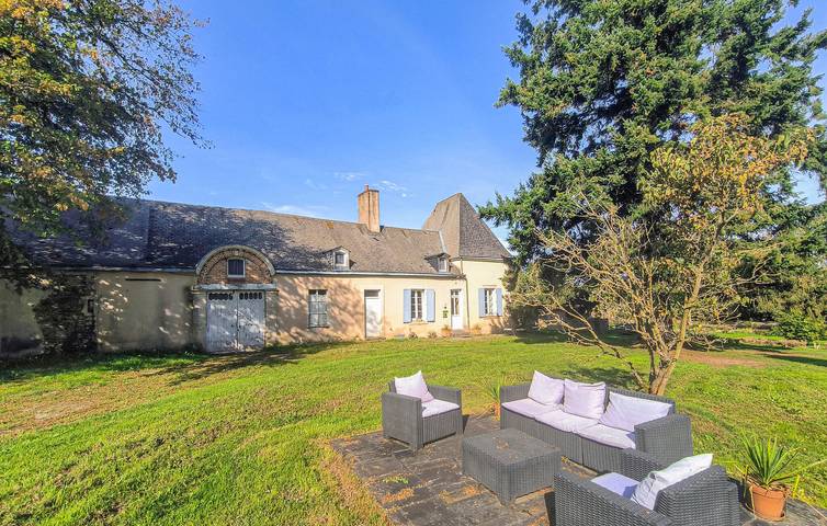 Maison de vacances pour 11 personnes, avec piscine ainsi que terrasse et jardin, animaux acceptés dans la Sarthe - 2