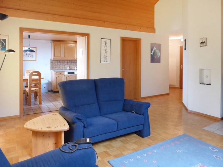 Ferienwohnung für 6 Personen, mit Balkon und Seeblick sowie Ausblick am Thunersee - 3