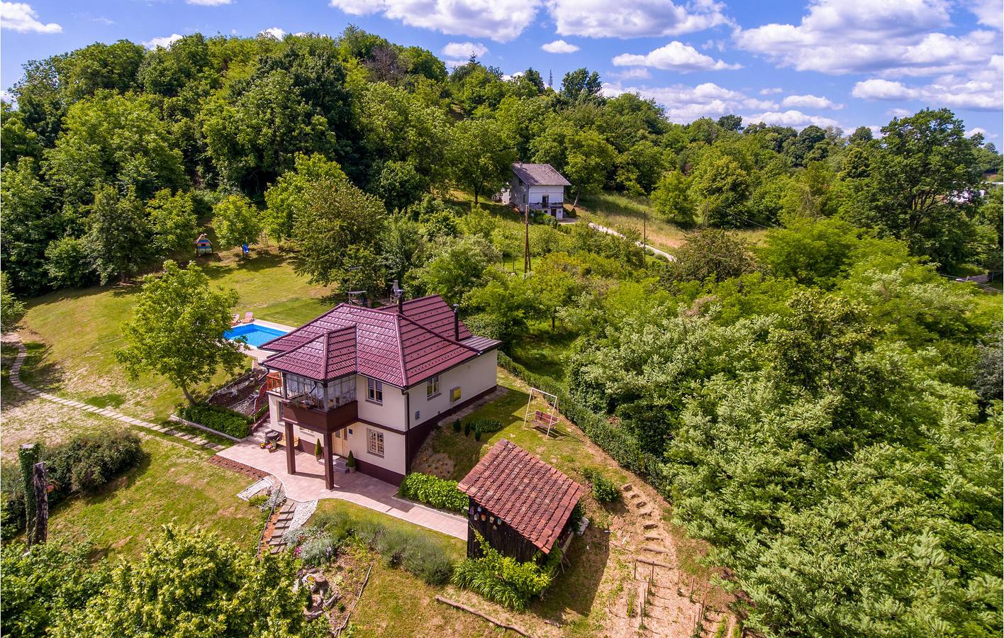 Gemütliche 1-Zimmer-Wohnung mit Pool, Terrasse und WLAN in der Nähe des Stadtzentrums von Ludbreg in Ludbreg, Varazdin