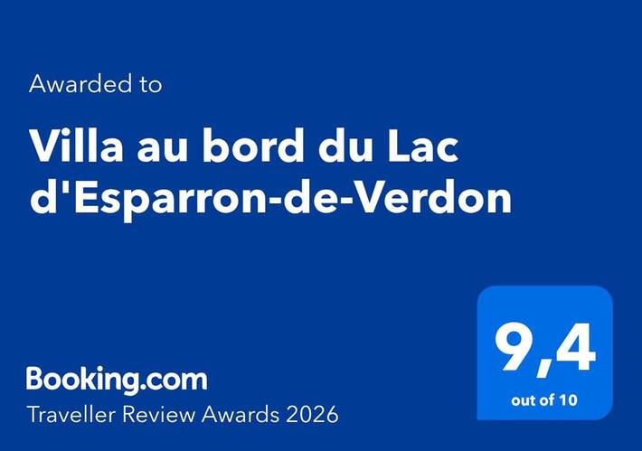 Location de vacances pour 8 personnes, avec terrasse et vue ainsi que jardin et vue sur le lac à Esparron-de-Verdon - 2