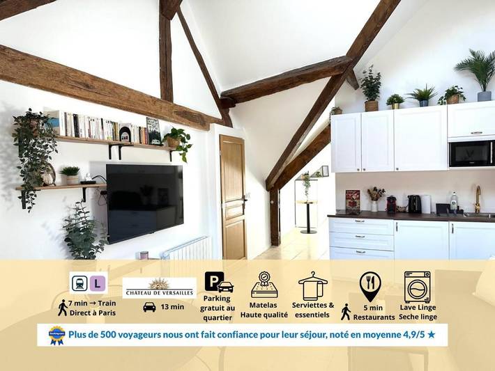 Appartement de vacances pour 4 personnes, avec Vue à Marly-le-Roi
