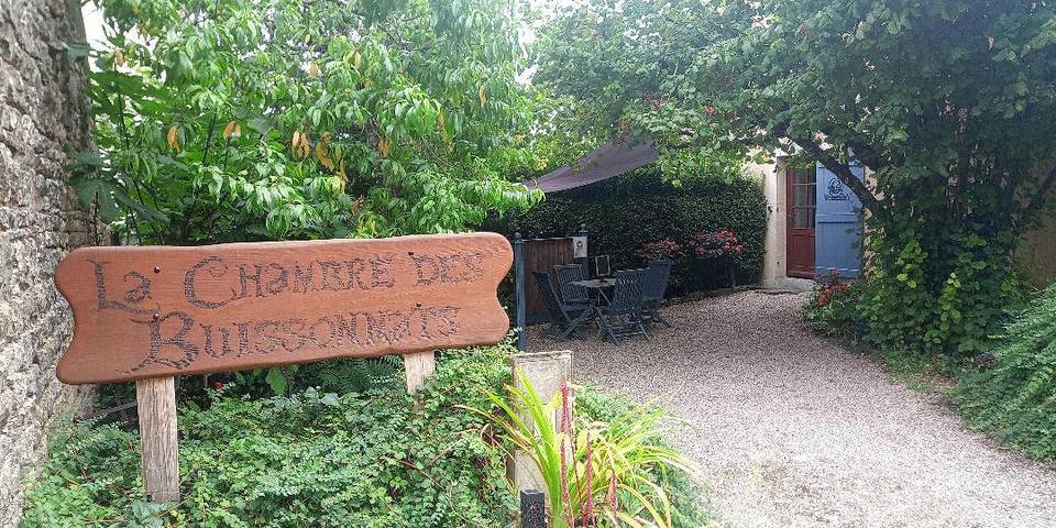 Chambre d’hôte pour 4 personnes, avec Terrasse et Jardin