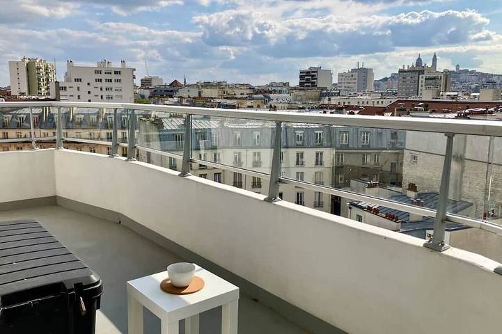Loft voor 4 personen, met balkon in Parijs