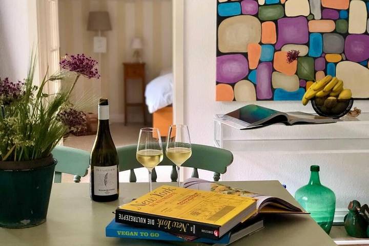 Ferienwohnung für 4 Personen, mit Garten und Ausblick in Schwarmstedt