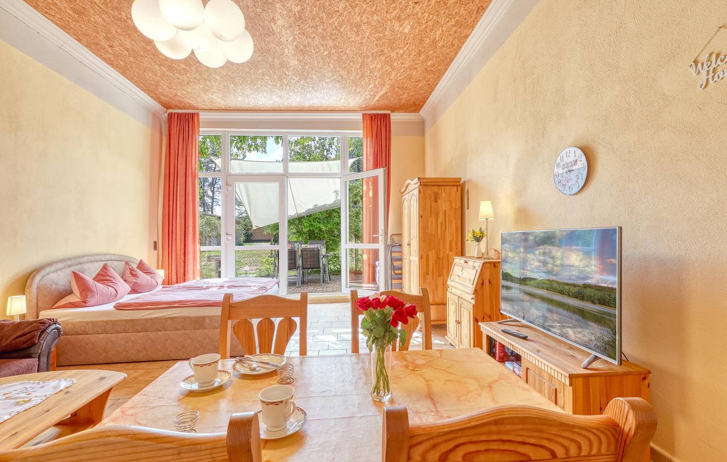 Ganze Ferienwohnung, Gemütliche Wohnung am See mit Kamin und Garten in Boitzenburger Land, Barnimerland Region